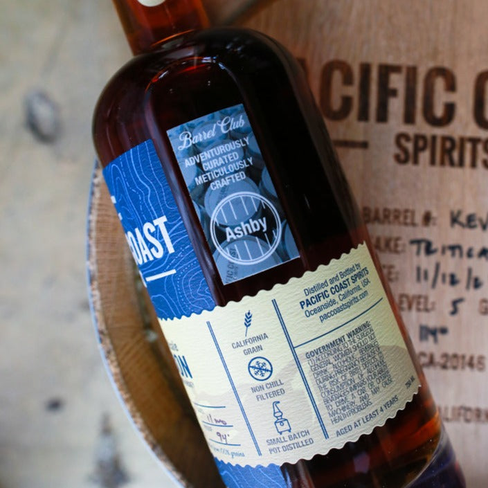 Barrel Club – Pacific Coast Spirits